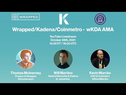 Wrapped/Kadena/Coinmetro - Joint AMA!