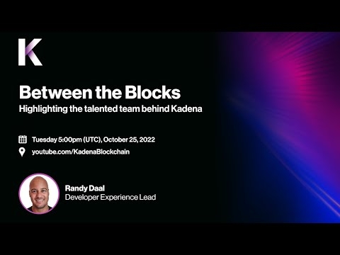Between the Blocks: Kadena's Developer Experience Lead - Randy Daal